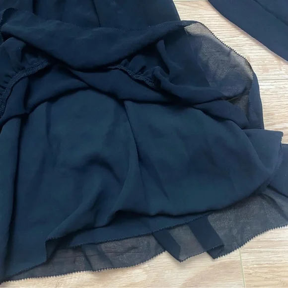 Aritzia Wilfred Tempest Black Long Sleeve Mini Dress - Picture 7 of 11